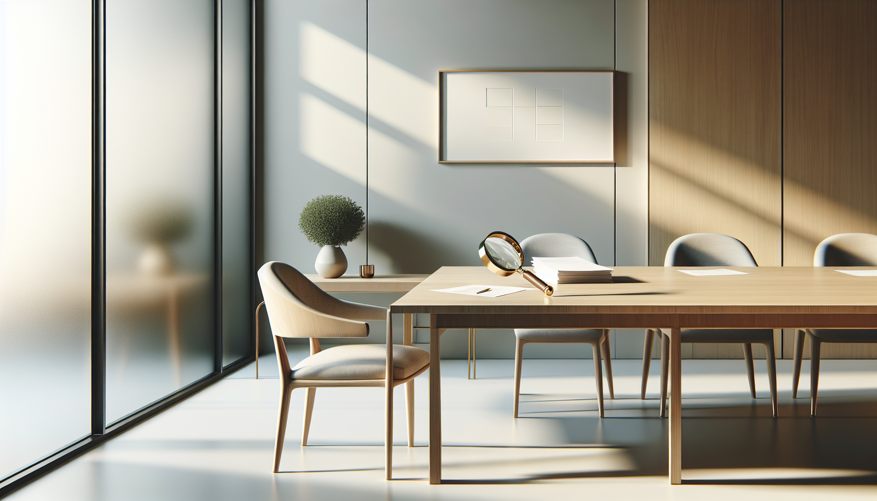   Sala de reunião corporativa simbolizando due diligence em mercados regulados de cannabis no Brasil.