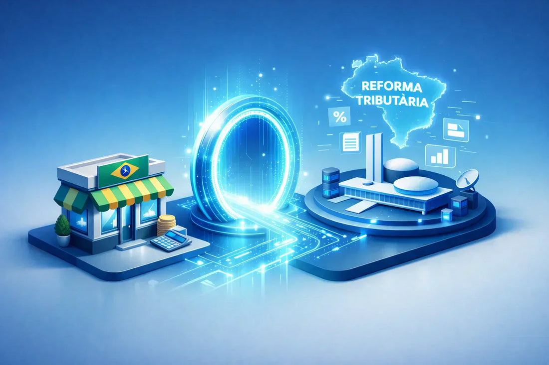 Infográfico explicativo sobre a LC 227/2026 e os impactos para micro e pequenas empresas no Simples Nacional.